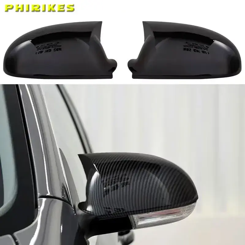Rearview Mirror Cover Cap Trim For VW Golf 5 MK5 GTI R32 2003 - 2009 Rear Wing M