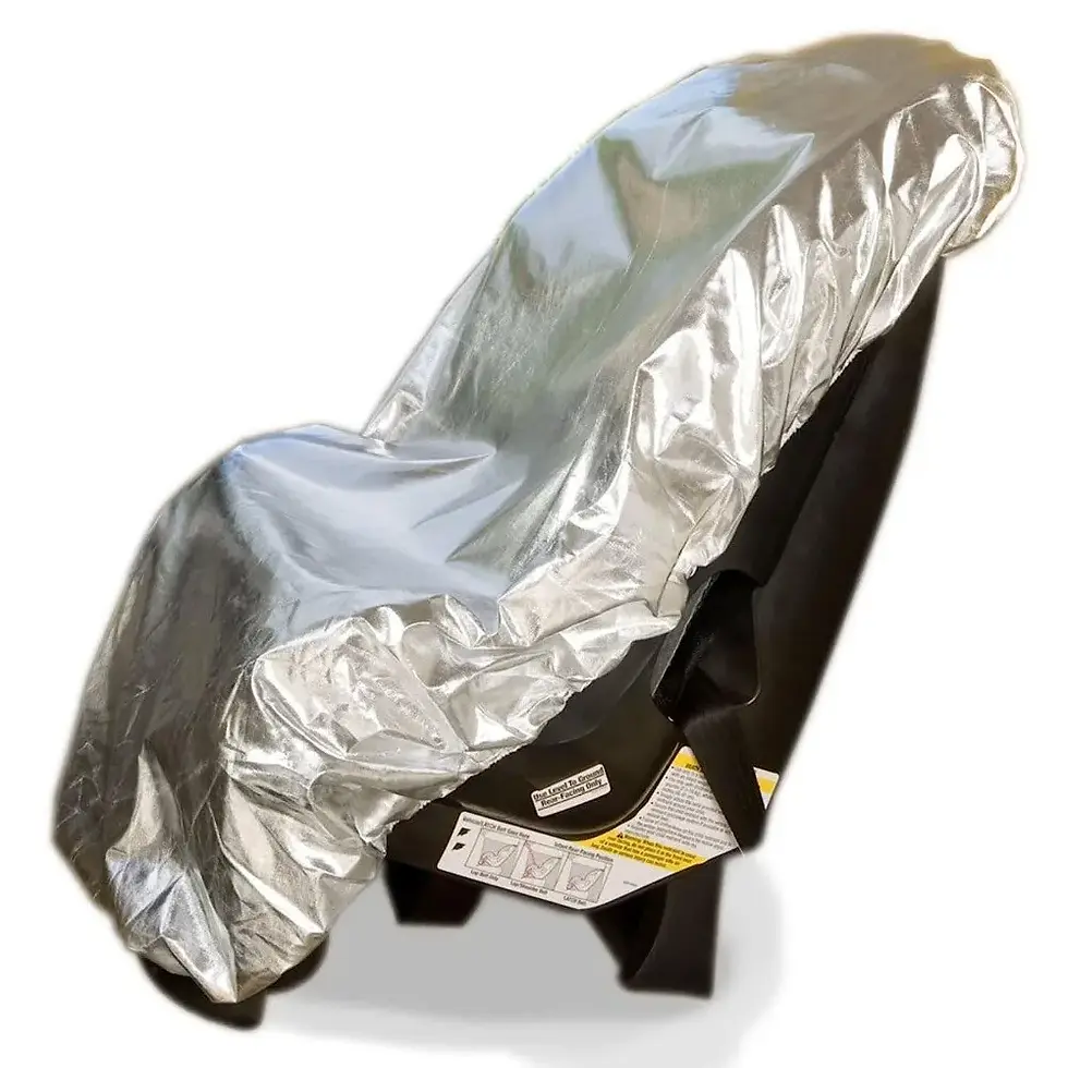 Thumbnail: 1 PC Universal Children's Car Safety Seat Sunshade Baby Kid Dust Cover Sunscreen