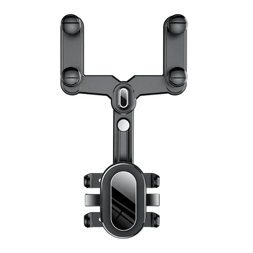 Thumbnail: 360° Adjustable Car Rearview Mirror Mobile Phone Holder For Car Rotation Telesco