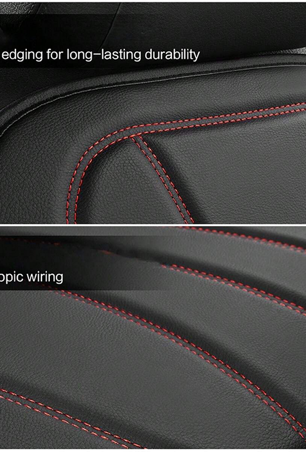 Thumbnail: Single Front Car Seat Covers Leather Water Proof Seat Protector Universal Anti-S