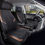 Thumbnail: Auto Drive 2Piece Carbon Fiber Car Seat Covers Leather Copper, Universal Fi..