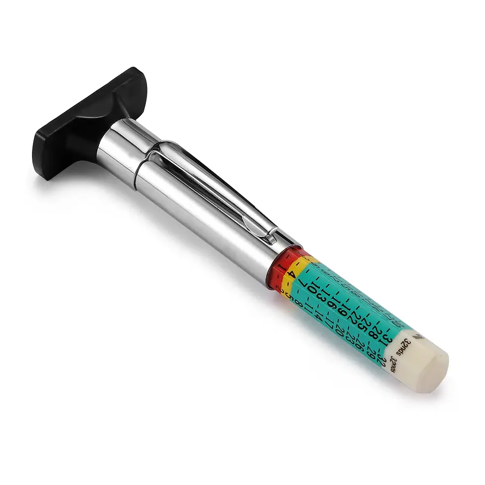 Thumbnail: EAFC Tyre Measuring Pen Color Coded Universal Tyre Tread Depth Measuring Tool Cy