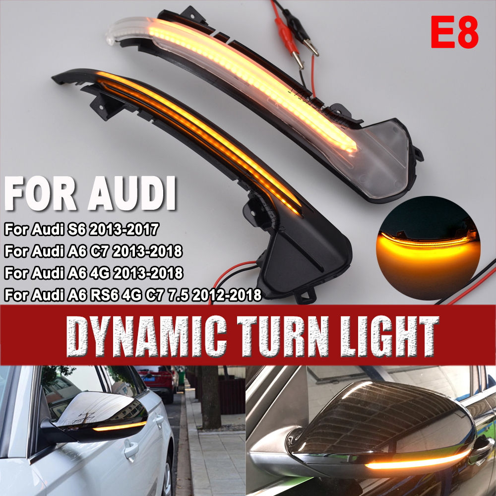 For Audi A6 C7 C7.5 RS6 S6 4G 2012 - 2017 2018 Car Side Wing Rearview Mirror Bli