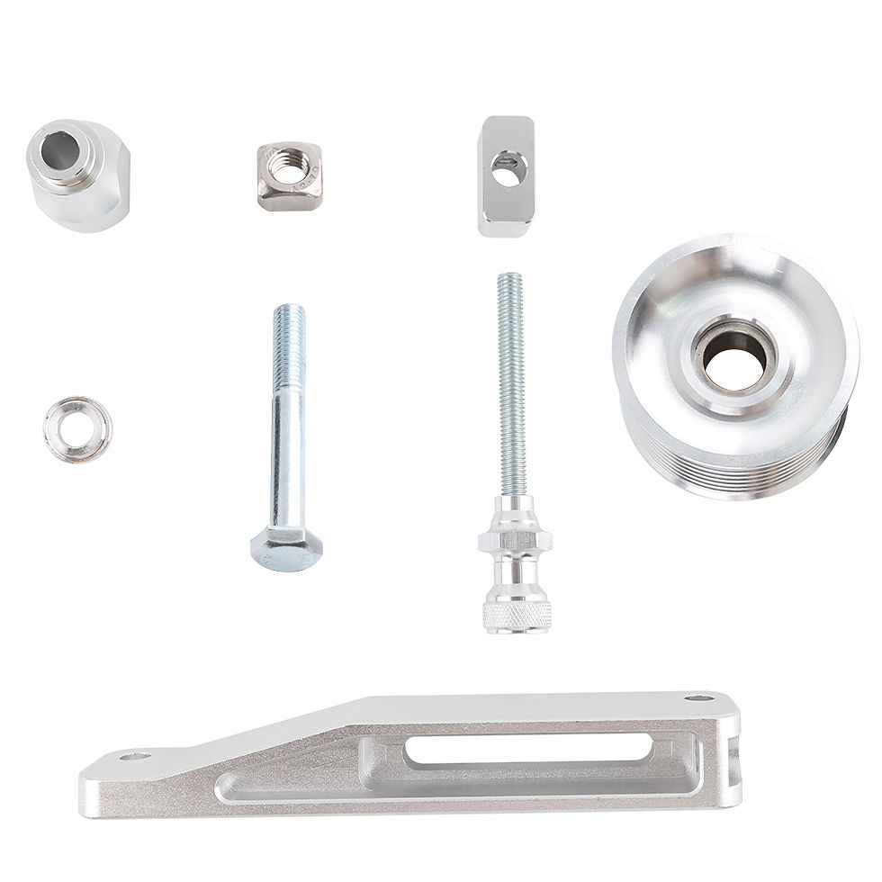 Thumbnail: A/C & P/S Eliminator Delete Pulley Kit For Honda Acura K20 K24 Engines K Series