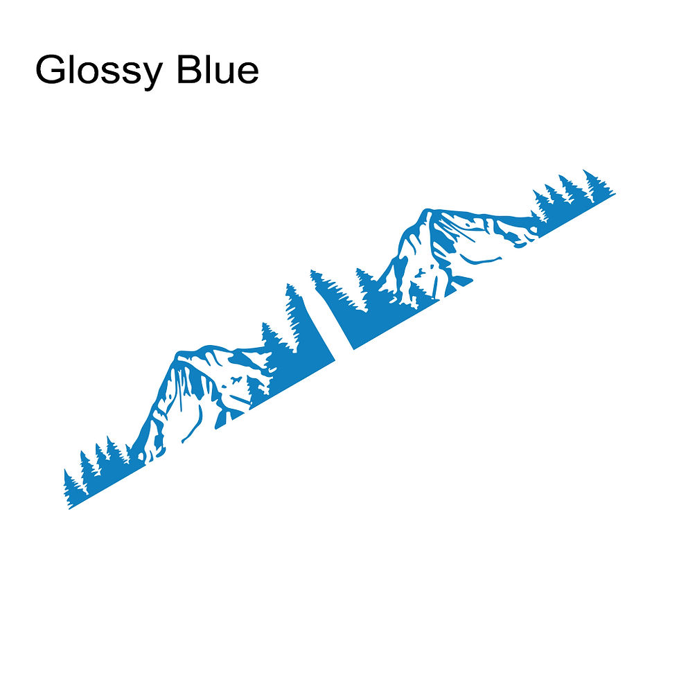 Thumbnail: Mountain Styling Car Sticker For Audi BMW Ford Dacia Renault Kia Ford Hyundai Su