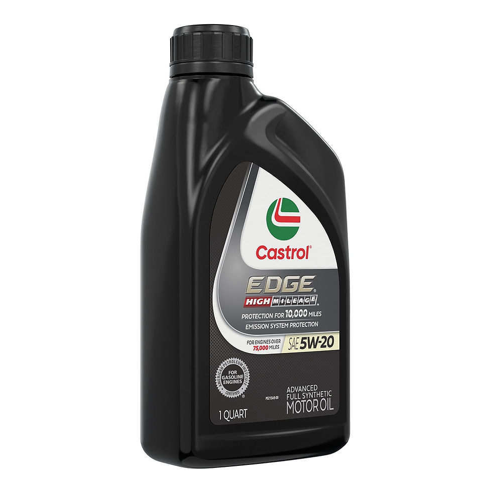 Thumbnail: Castrol EDGE High Mileage 5W-20 Advanced Full Synthetic Motor Oil, 1 Quart
