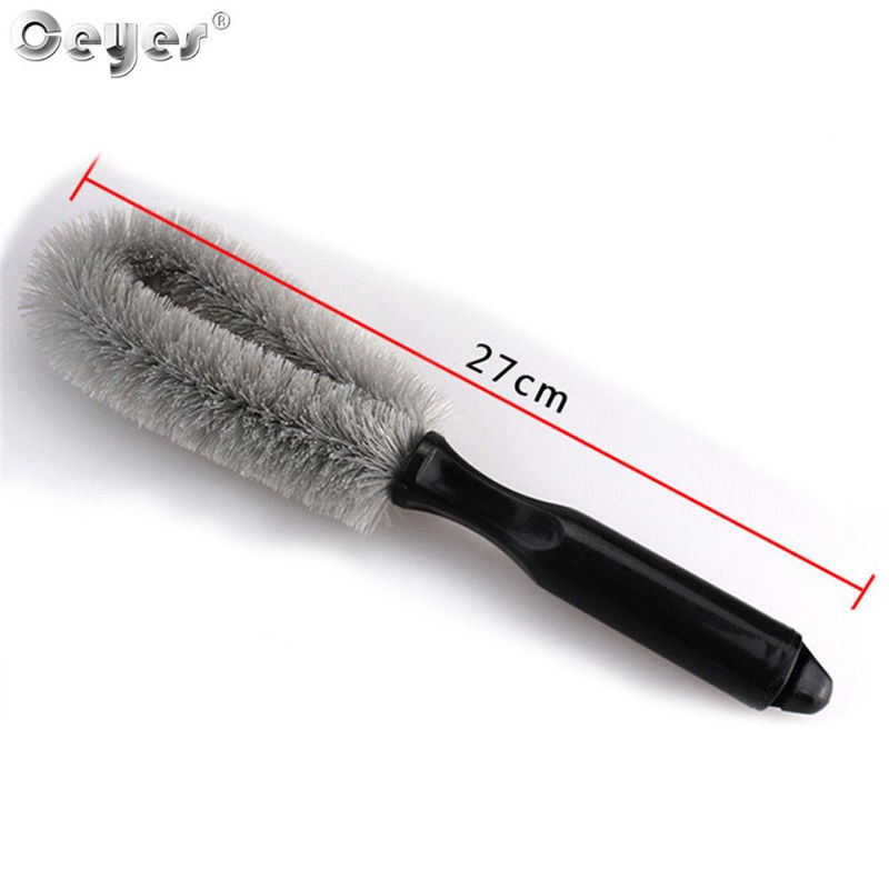 Thumbnail: Ceyes Car Wheel Brush Tire Cleaning Brushes Tools Car Rim Scrubber Cleaner Duste