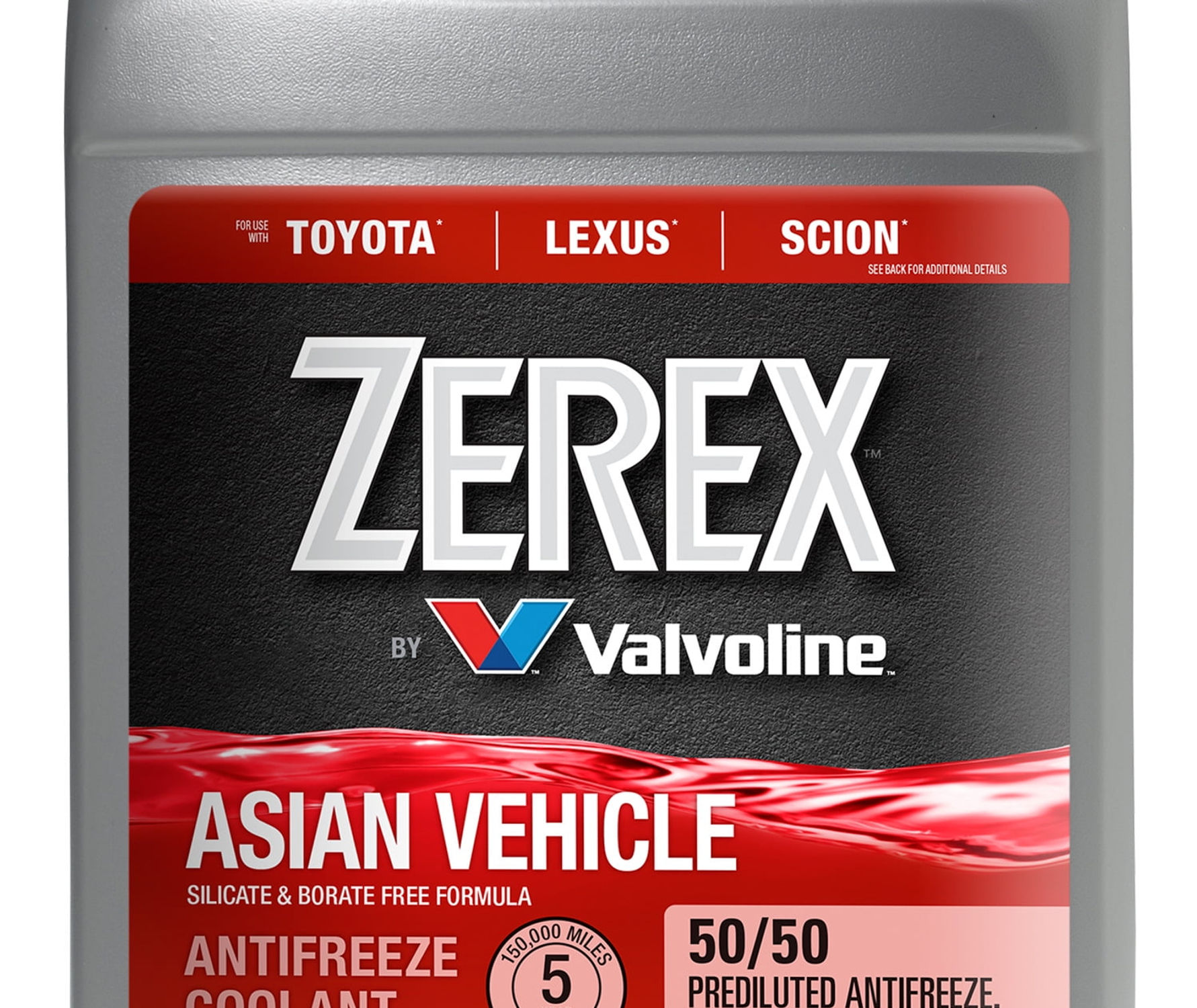 Zerex Asian Red Vehicle 50/50 Prediluted Antifreeze