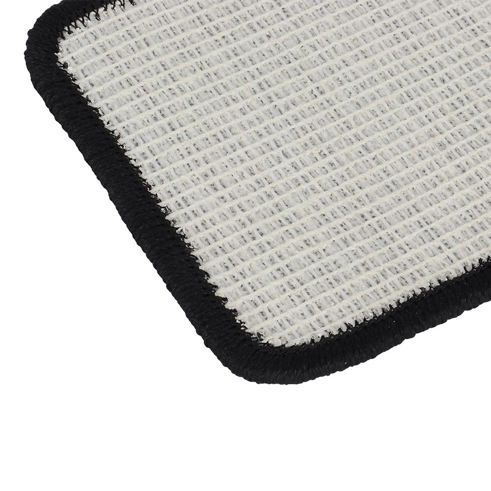 Thumbnail: Fully Tailored FOR VW Transporter T5 T6 Carpet Step Mat Set Black Carpet For Sli