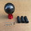 Thumbnail: Universal Car Gear Shift Knob Shifter Lever Round Ball Shape Water Transfer Prin