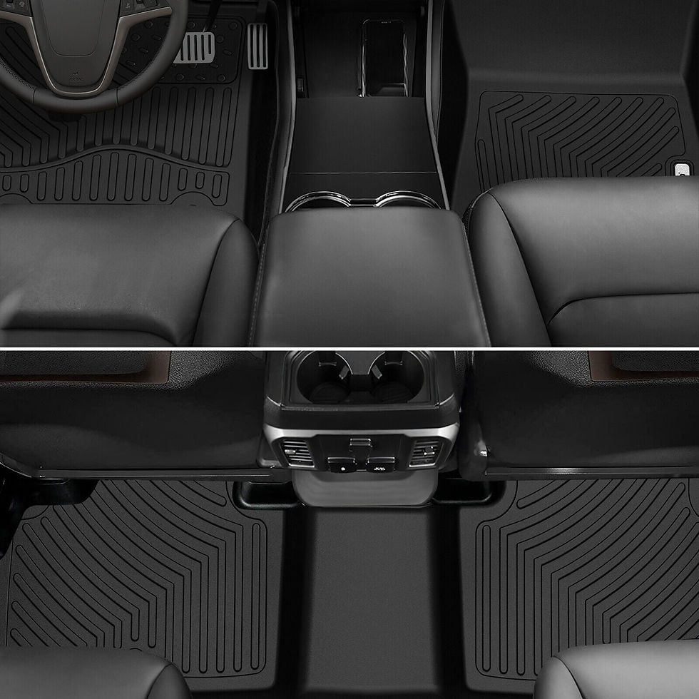 Thumbnail: RVNI Floor Mats Compatible for 2016-2021 Hyundai Tucson Black TPE All-Weath..