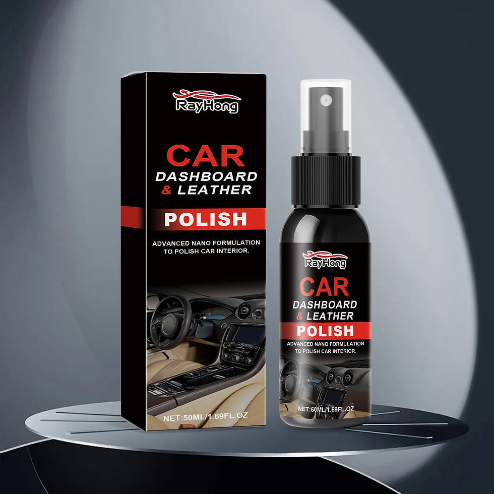 Thumbnail: Car Dashboard Dashboard Car Interior Cleaning Polishing Coating Leather Sea..
