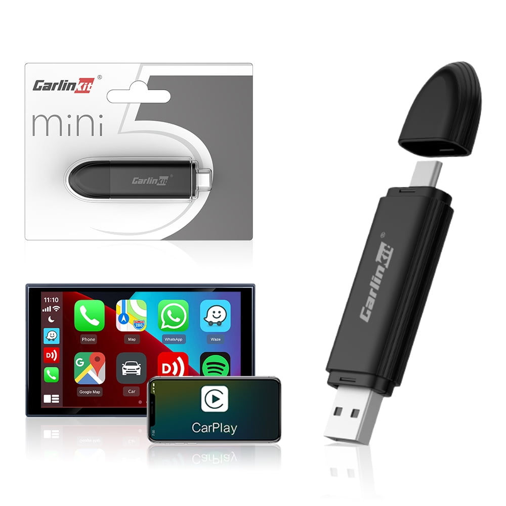 CarlinKit MiNi SE - Wireless Apple CarPlay Adapter for Cars with Wired CarP..