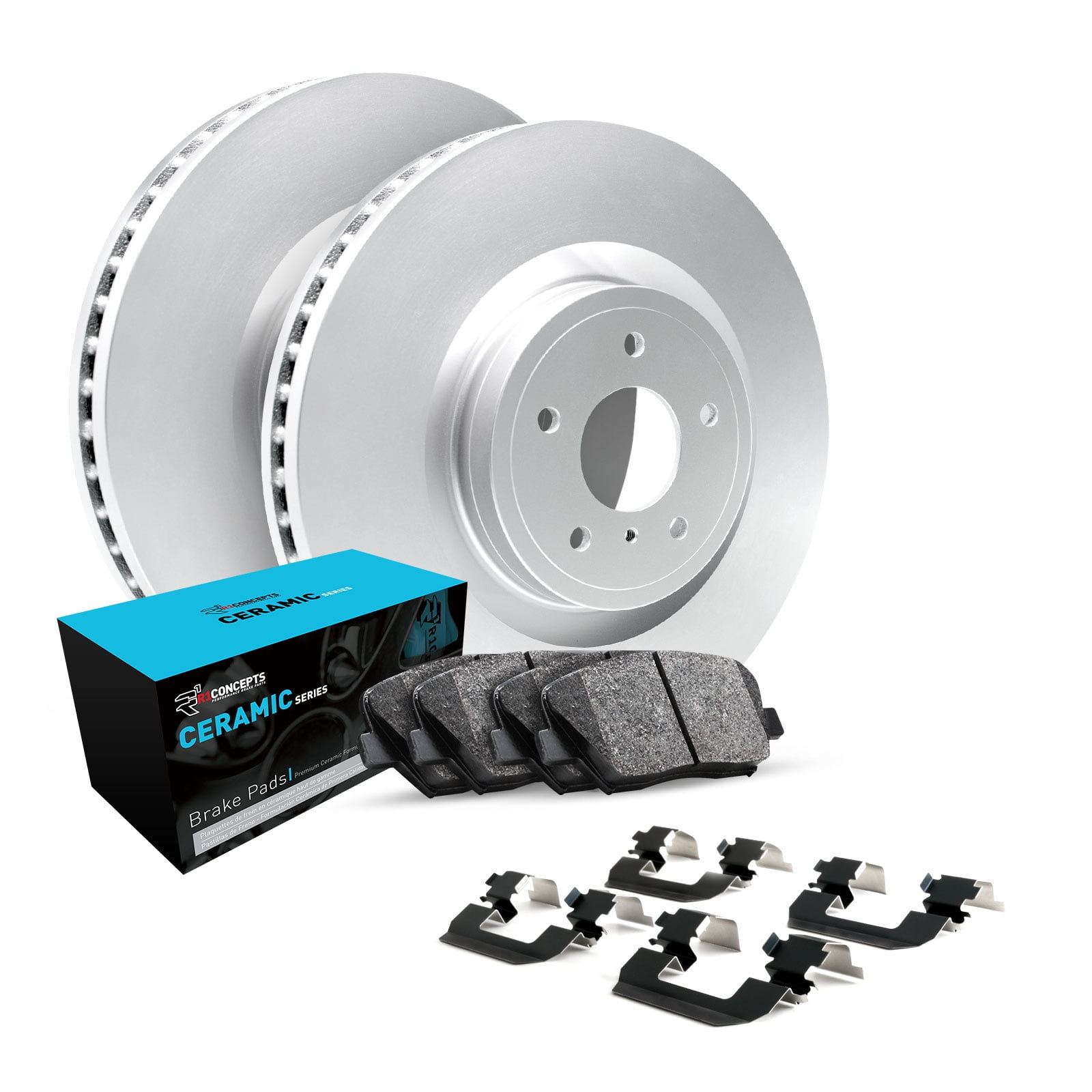 R1 Concepts Rear Brakes and Rotors Kit