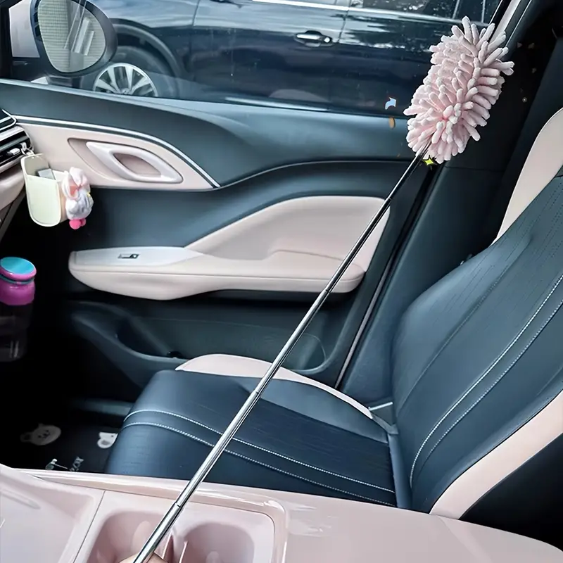Thumbnail: 1/2Pcs Mini Car Duster Brush Telescopic Dust Remover Cleanning Washing Tool for