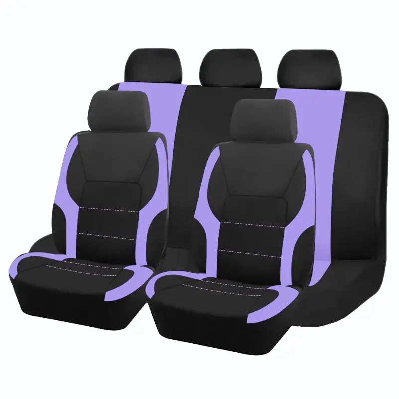 Thumbnail: Universal Polyester Car Seat Covers Sporty Design Fit For Most Car Suv Truck Fou