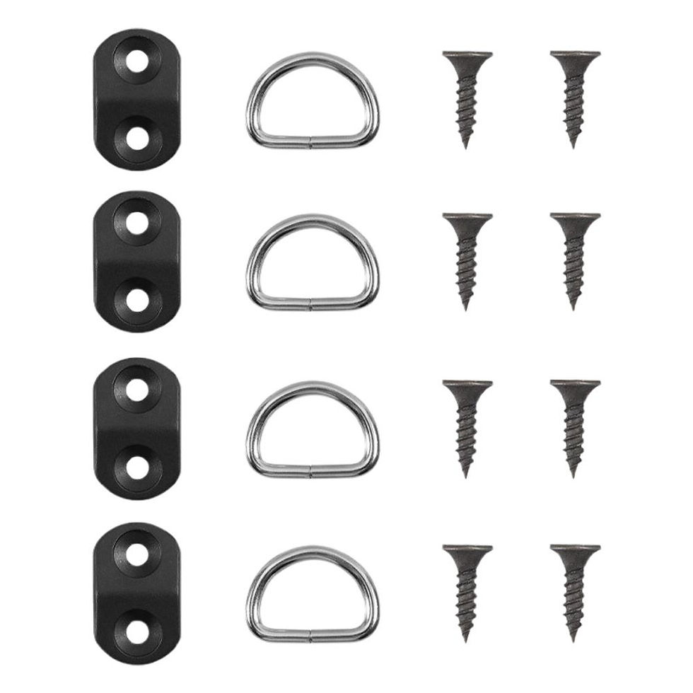 Thumbnail: 4Set Car Cargo Net Floor Hook Accessories Rear Trunk Boot Cargo Floor Net Tie Do