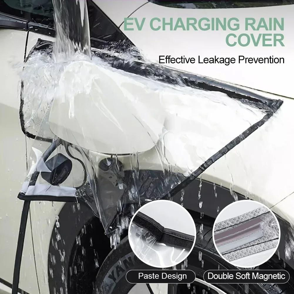 Car Charging Rain Cover Outdoor Electric Car Accessories Charging Gun Waterproof
