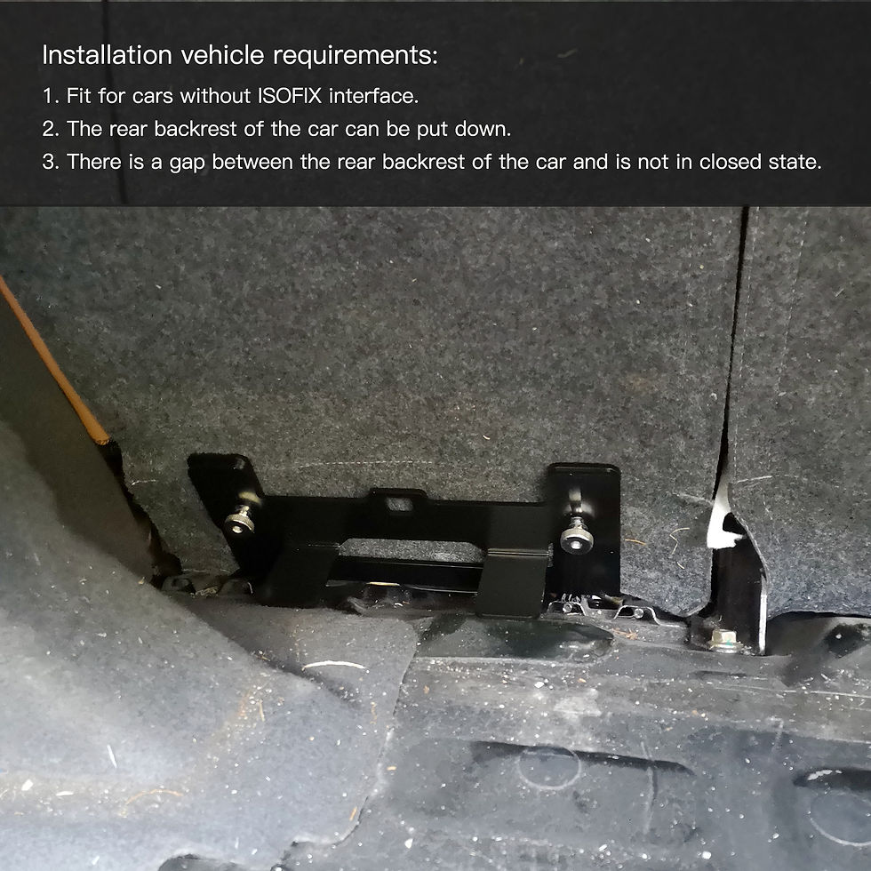 Thumbnail: Cars Safety Seat Mount Bracket Universal Steel Latch Seat Belt Bracket Latch for