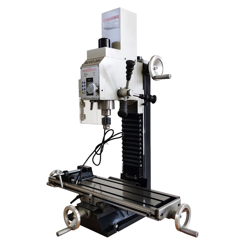 Thumbnail: INTSUPERMAI Brushless Precision Milling and Drilling Machine Lifting Tiltin..