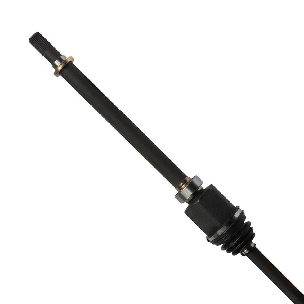 Thumbnail: AutoShack Front New CV Axle Drive Shaft Assembly Neoprene Boots, Passenger ..