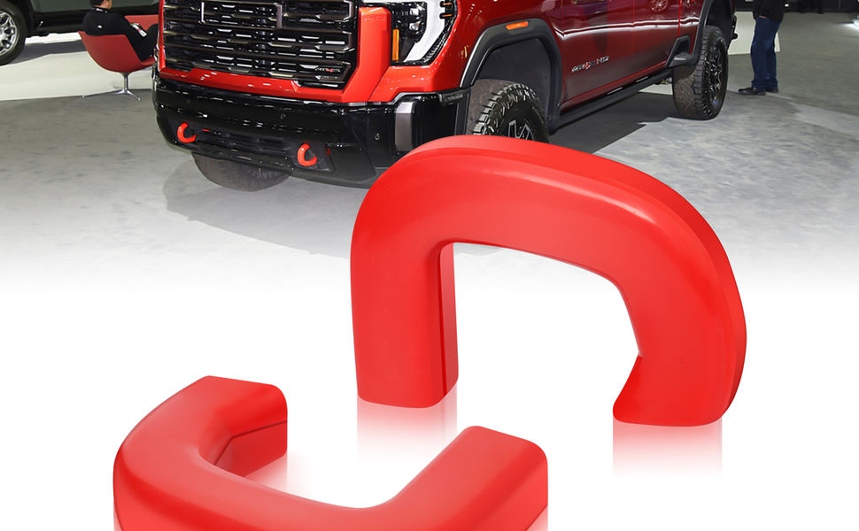 Tow Hitch Covers for GMC Sierra 1500 2019-2024, Customized Tow Hook Cover Compat