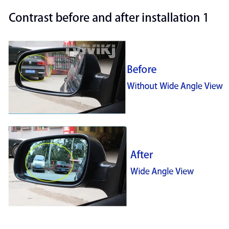 Thumbnail: TVYVIKJ 1 pair heated side rearview mirror blue glass lens For Subaru Forester 2