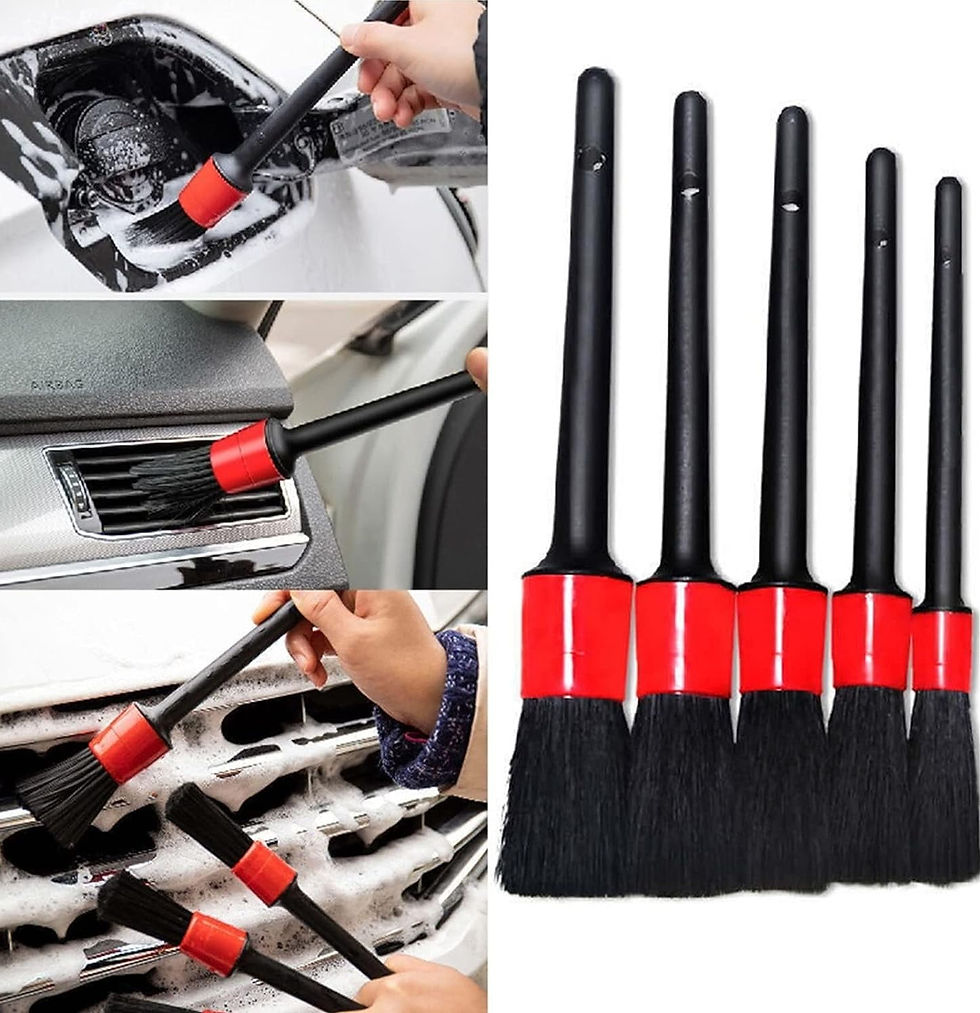 Thumbnail: Auto Detailed Cleaning Brushes Clean Brush Dashboard Exterior Interior Leat..