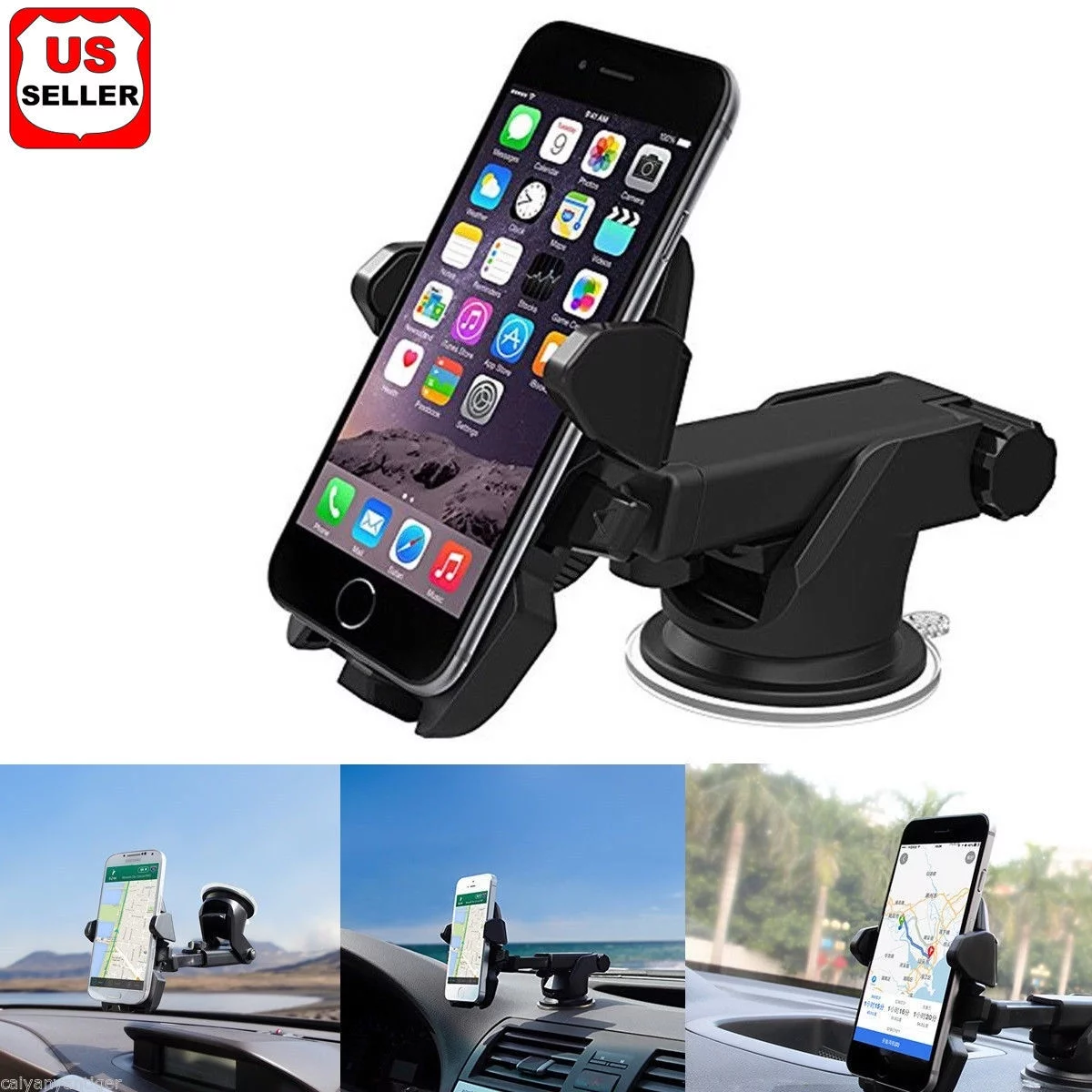 360 Universal Car Windshield Mount Stand Holder for Moblie Phone GPS PDA