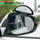 Thumbnail: 2PCS Auxiliary Rearview Blind Spot Mirror Wide Angle View Adjustable Car Rear Vi