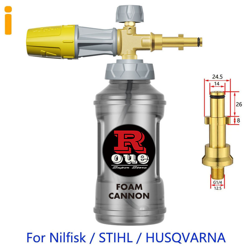 Thumbnail: Pressure Washer Snow Foam Lance Foam Nozzle Car Wash Foam Maker for Karcher Elit