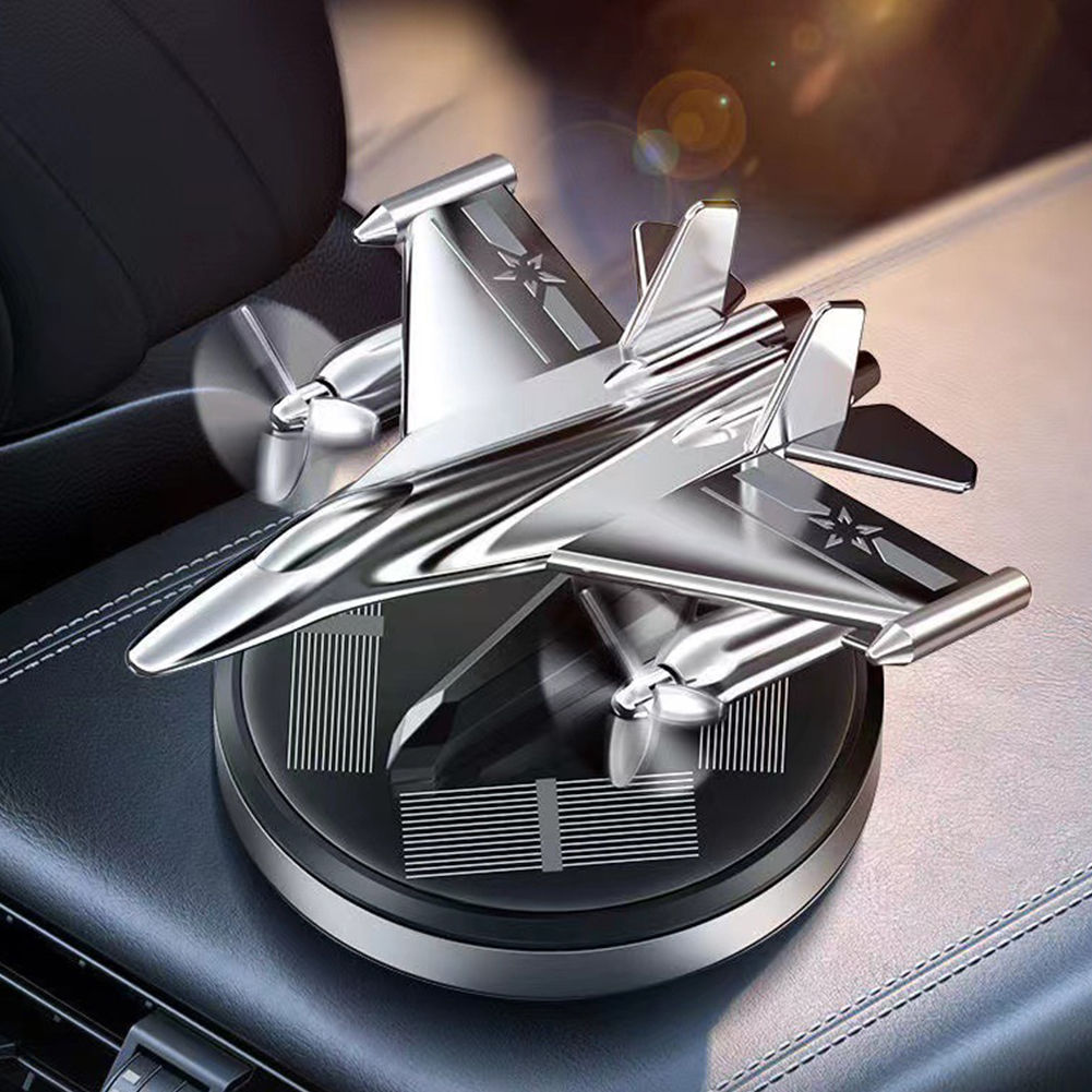 Car Perfume Aromatherapy Car Solar Power Car Air Freshener Airplane Rotating Aro