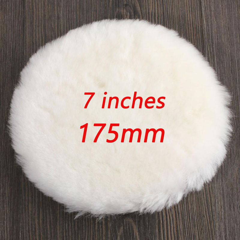 Thumbnail: 3/4/5/6/7 Inches Wool Polishing Disc Car Beauty Waxing Self-Adhesive Disc Imitat