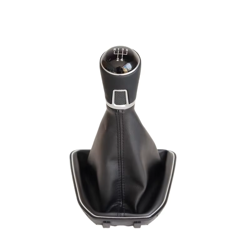 New Manual 5 6-Speed gear Shift Knob Lever Stick leather boot for VW caddy 2015