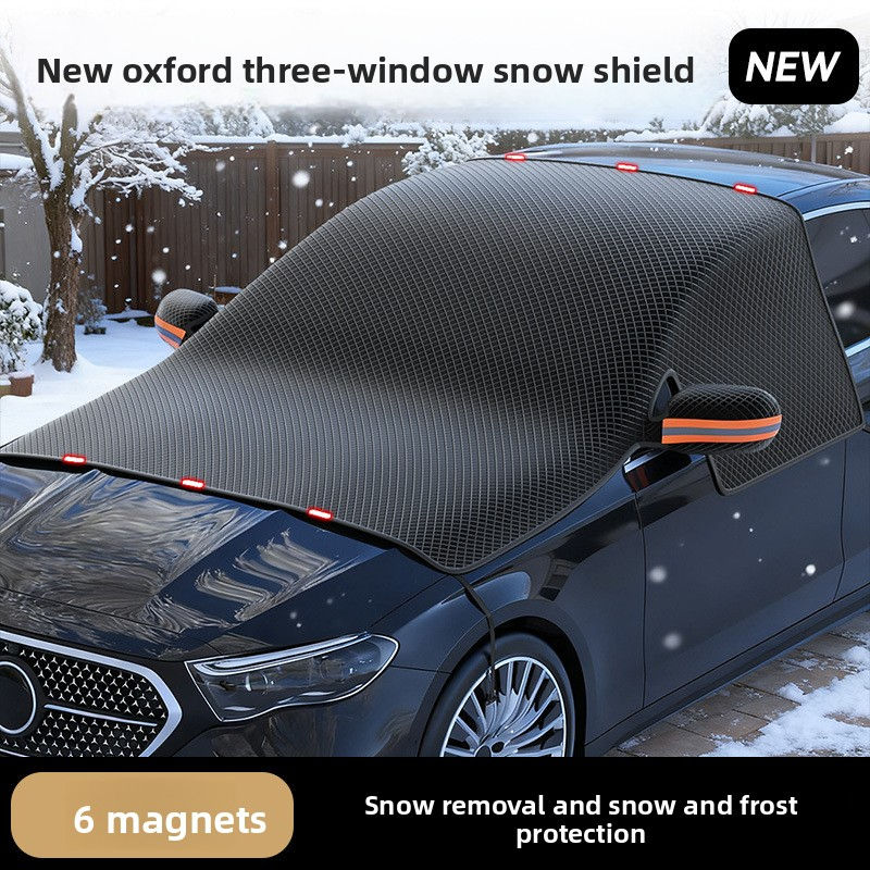 Universal Oxford Fabric Car Front Windscreen Cover Car Windshield Snow Sun Shade