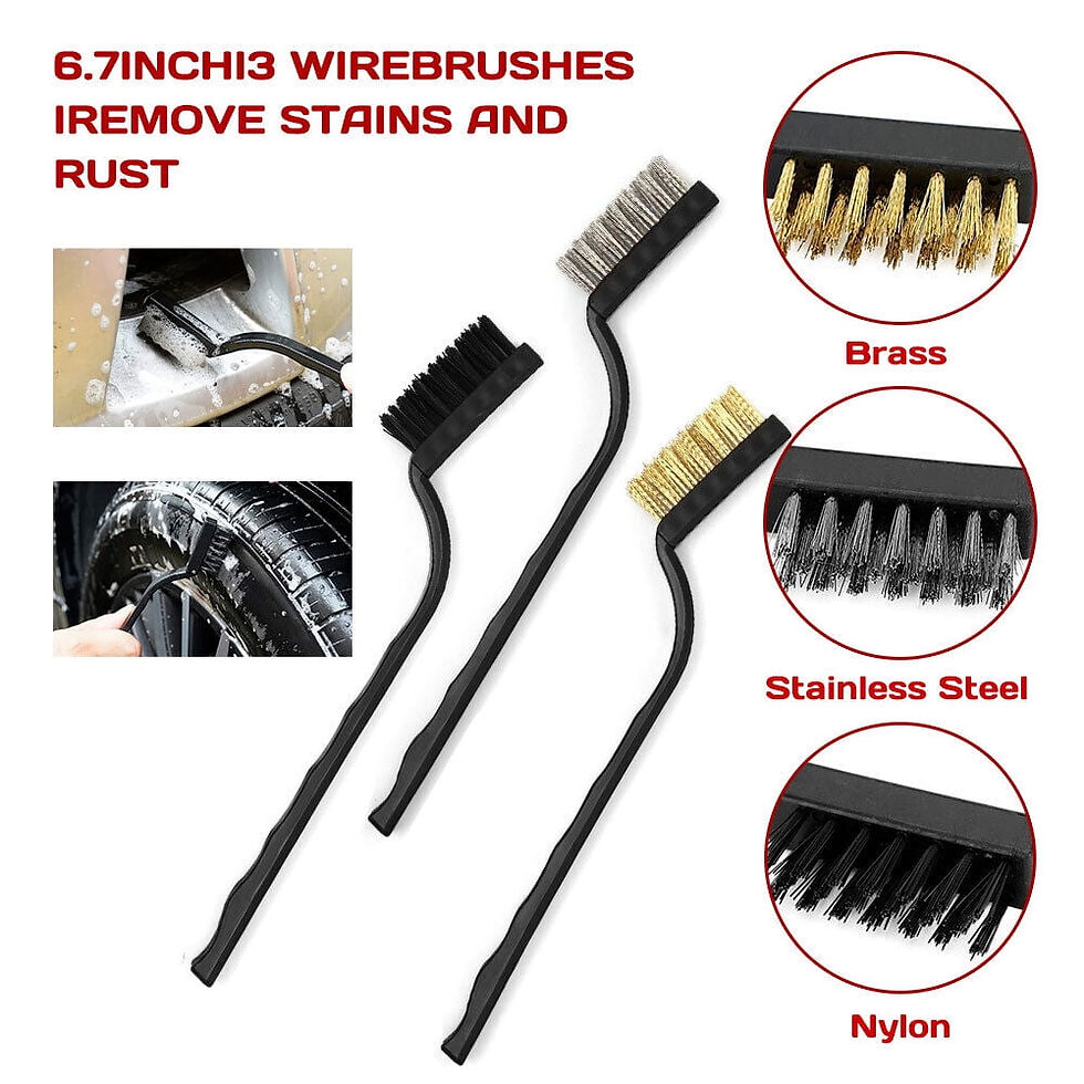Thumbnail: 35Pcs Car Wash Cleaning Tools Kit Car Detailing Set with Black Canvas Bag C..