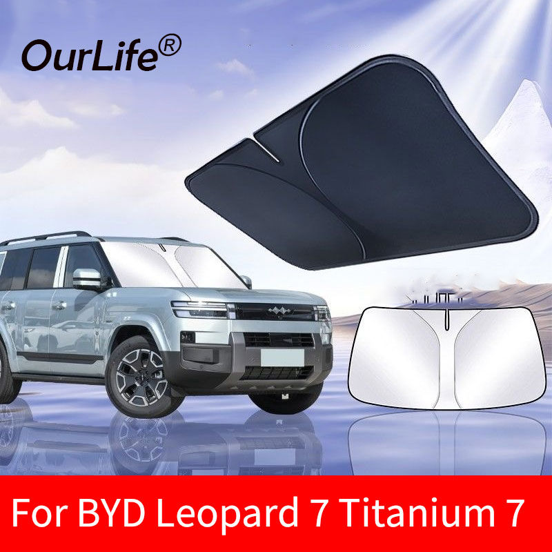 For BYD Ti7 Leopard Titanium 7 2026 2027 Car Windshield Sun Shade Insulation Pro