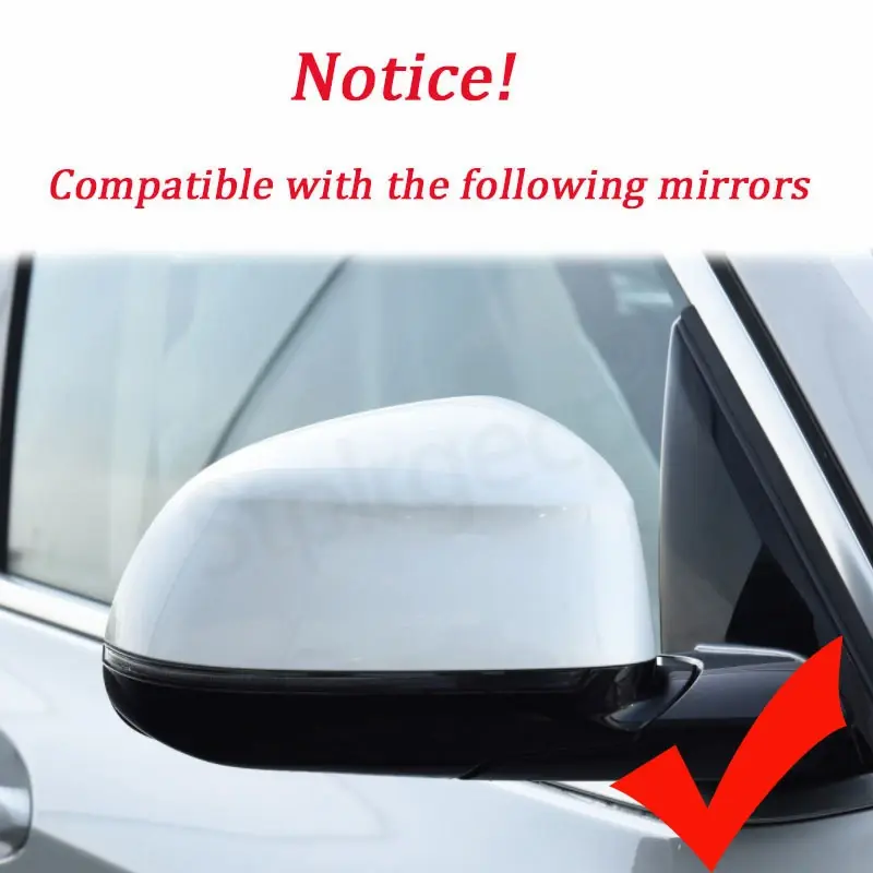 Thumbnail: Carbon Fiber/ABS Rearview Mirror Covers For BMW X3 G01 iX3 X4 G02 X5 G05 X6 G06