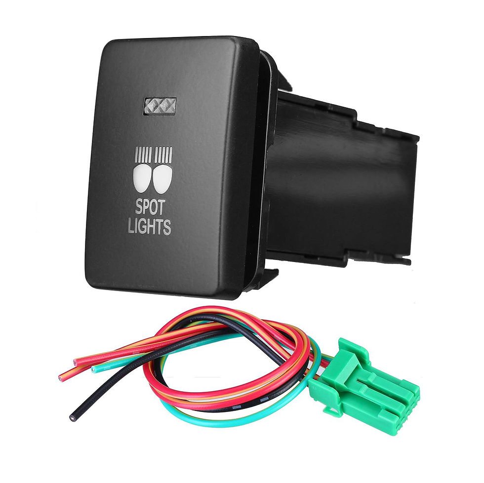 Thumbnail: 12V 3A DRL LED Light Parking Radar Battery Power supply Steering Sheel Music Swi