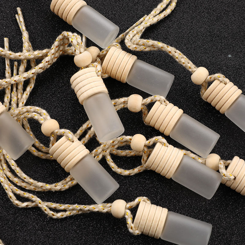 Thumbnail: 10pcs 5ml Air Freshener Car-styling Empty Perfume Bottle Pendant For Essential O