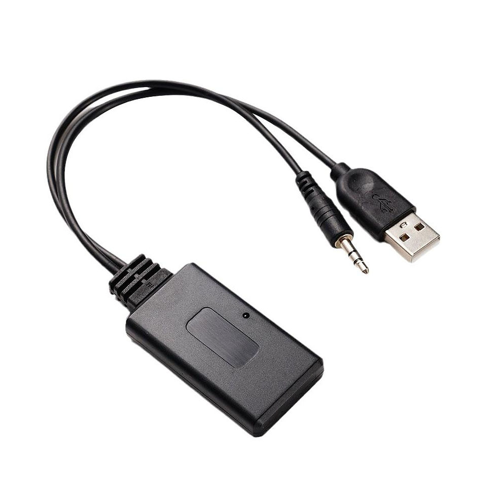 Thumbnail: Car Wireless Receiver USB 3.5mm Aux Media Universal Bluetooth-compatible Music P