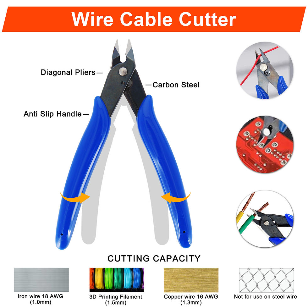 Thumbnail: Car Tire Repair Tool Kit Auto Emergency Flat Tire Puncture Plug Needle Nose Plie