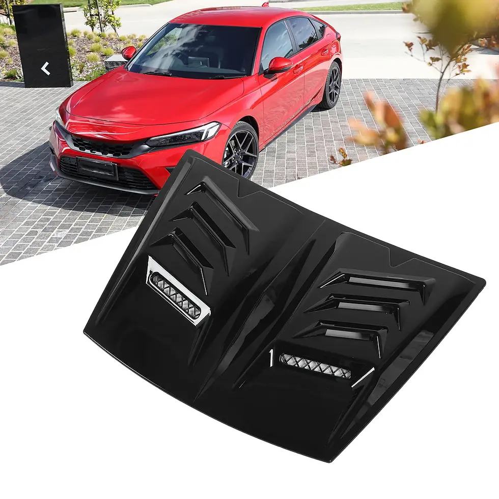 Thumbnail: Hood Air Vent Trim Cover Enhance Engine Cooling Reduce Wind Resistance Anti Scra