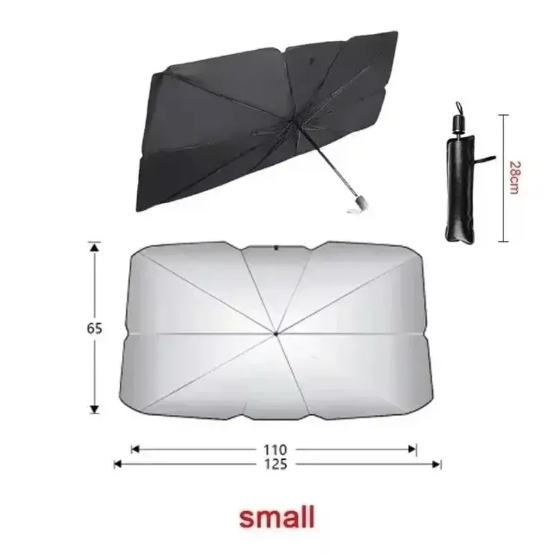 Thumbnail: Car Sunshade Umbrella For Auto Shading Car Sun Shade Protector Parasol Summer Su