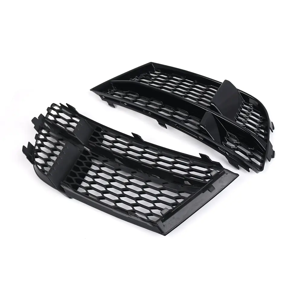 Thumbnail: L/R Honeycomb Fog Light Bezel Grill For AUDI A3 8V S-LINE SEDAN SPORTBACK CONVER