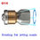 Thumbnail: Washer nozzle 1/4inch Stainless Steel Pressure Washer Drain Sewer Cleaning Pipe