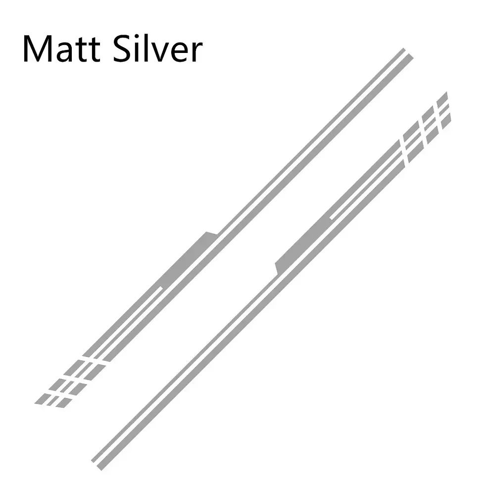 Thumbnail: 2PCS Universal Car Side Body Stickers Vinyl Film Decals Auto Accessories For Suz