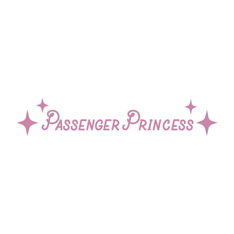 Thumbnail: New 1PC Auto Interior Accessories Creative Passenger Princess Mirror Car Decal C