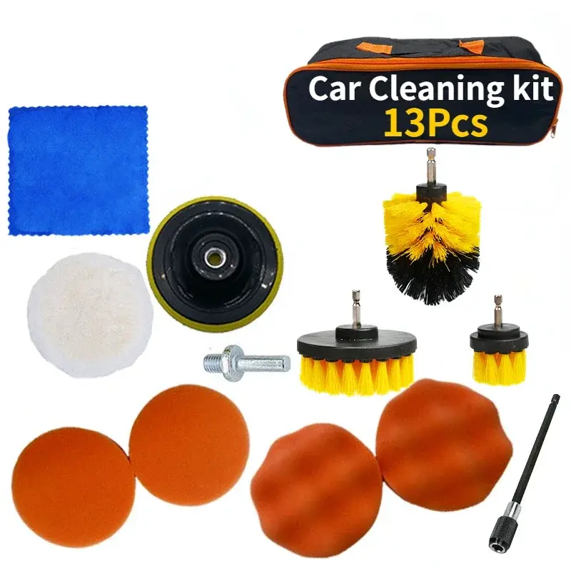 Thumbnail: PWS New Car Cleaning Kit Scrubber Drill Detailing Brush Set Air Conditioner Vent