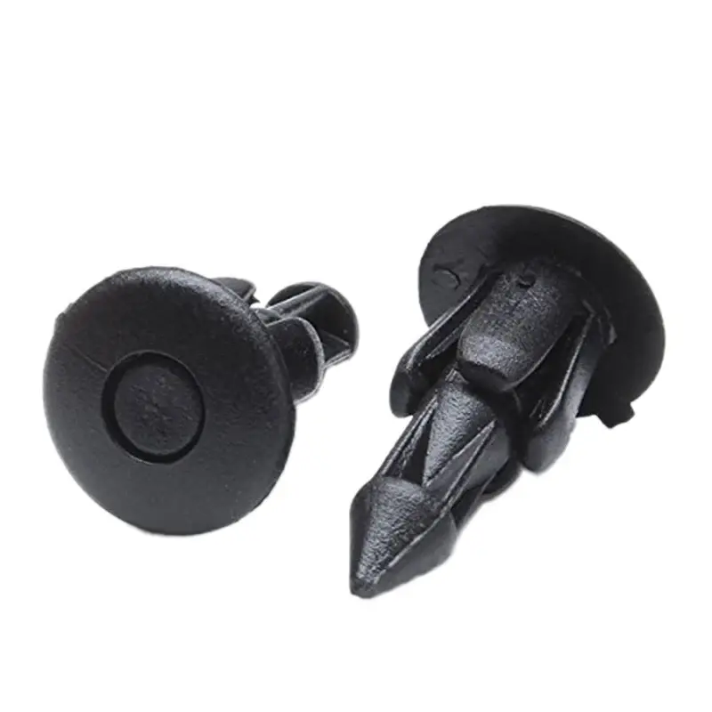 Thumbnail: 100/50/30/10pcs Auto Fastener Clip 6mm Black Rivet Screw Body Trim Panel Retaine
